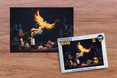 Puzzle Phoenix s'échappe d'une bougie - Jigsaw puzzle - Puzzle 500 pièces - Sinterklaas cadeaux - Sinterklaas for big kids