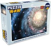Puzzel Illustratie van het sterrenstelsel de Melkweg - Legpuzzel - Puzzel 1000 stukjes volwassenen
