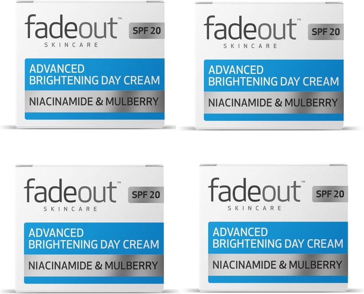Fade Out - Advanced Even Skin Tone Day Cream SPF20 - 4 pak