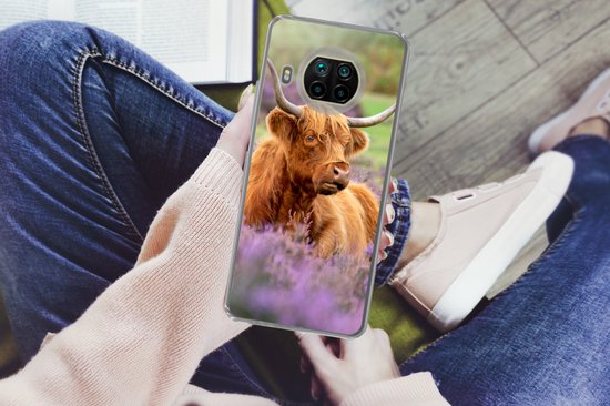 Coque Xiaomi Mi 10T Lite 5G - Highlander écossais - Marron - Buissons - Coque de téléphone en Siliconen