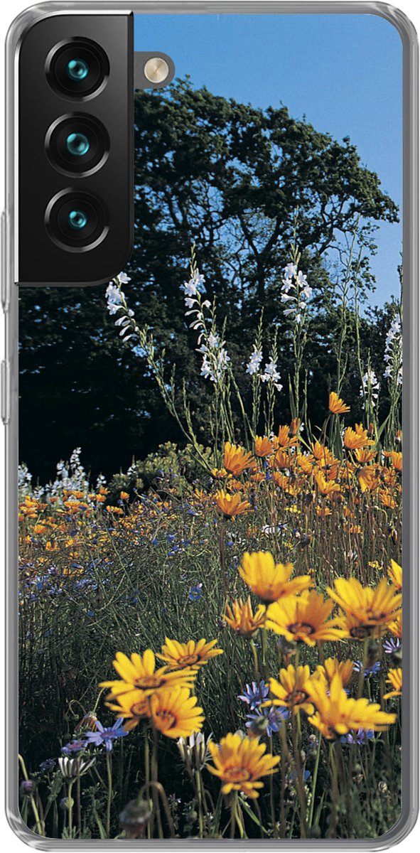 Telefoonhoesje Geschikt voor Samsung Galaxy S22 Plus hoesje - Bloemen - Natuur - Kleur - Siliconen Telefoonhoesje Telefoonhoesje