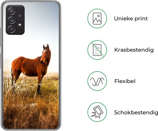 Coque Samsung Galaxy A53 5G - Cheval - Pâturage - Australie - Coque de téléphone en Siliconen