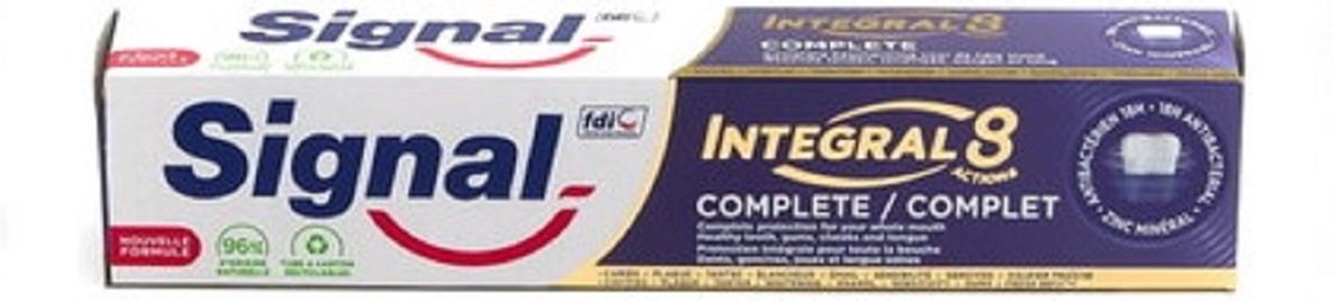 Signal - Tandpasta - Integral 8 Actions - Complete/Complet - 75ml