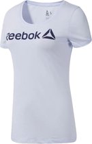 Reebok Reebok Linear Read Scoop T-shirt Vrouwen Witte 2XS