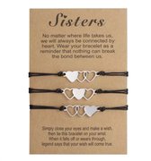 EmmyRovi | Sister Armband | 3 Zussen | Armband | Verstelbaar | Cadeau Set