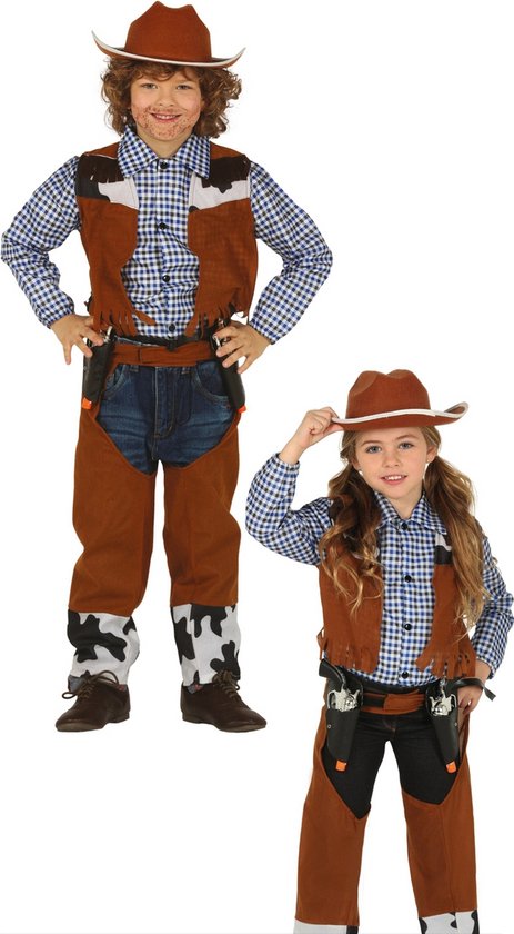 Fiestas Guirca Verkleedpak Cowboy/cowgirl Junior Bruin Mt 104