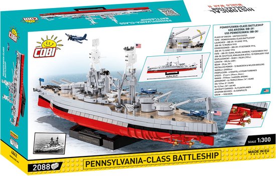 COBI® Pennsylvania - Class Battleship (2in1) - Executive Edition - COBI-4842
