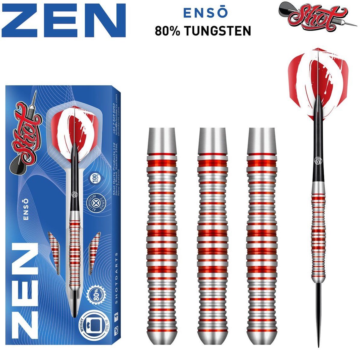 Shot Zen Enso 80% - Dartpijlen 24 Gram