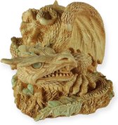 Dragon Statue Dragon Boîte décorative avec 2 dragons de Dragon Horde 9x10x8 cm