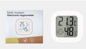 Omslag Hygrometer - Weerstation - Luchtvochtigheidsmeter - Thermometer Voor Binnen - Incl. Batterij en Plakstrip