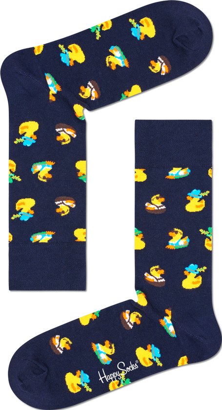 Happy Socks Oktober Ducks Sock - unisex sokken - Unisex - Maat: 36-40