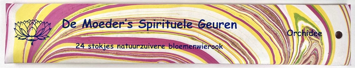 De Moeder’s Spirituele Geuren Wierook Orchidee – 24 lange wierook stokjes – 100% Natuurlijke Wierook