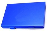 Luxe Aluminium Opberg-Box geschikt voor 6 Nintendo Switch Spel - Game Cards Blauw