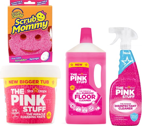 Nettoyage auto avec les produits naturels the pink stuff qu'on trouve