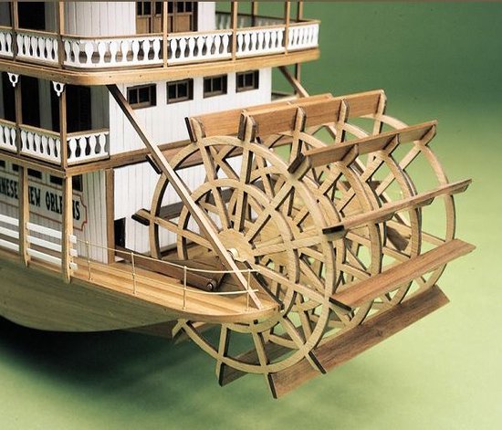 Maquette de Mantoue - Mississippi - Kit de construction en bois - Echelle  1:50 - Art. 734 | bol