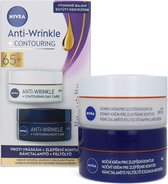 Nivea Anti-Wrinkle + Contouring 65+ Day-Night Cream - 2 x 50 ml