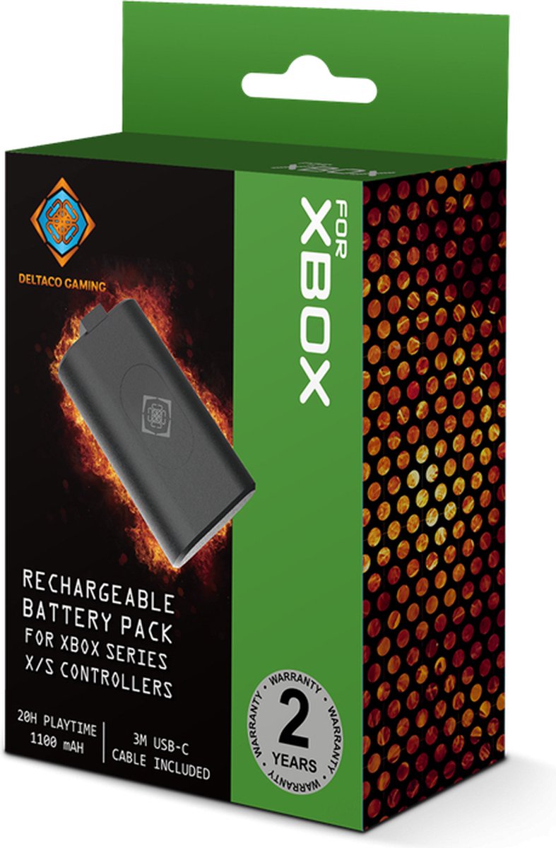 Deltaco GAM-142 Oplaadbare Batterij voor Xbox Series X|S Controllers - 1100 mAh - Zwart – foto 3