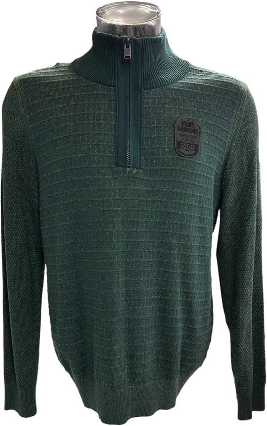 PME Legend Half Zip Pullover PKW207300 6429 (Groen) - Maat S