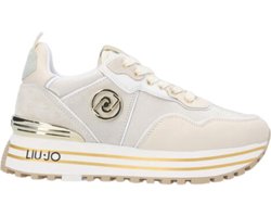 Liu Jo Shiny Nylon Platform Dames Sneakers - Milk/Lamb - Maat 38