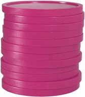 CombiCraft Blanco munten / Consumptiemunten Pink (roze) - Ø29mm - 100 stuks