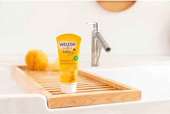 Weleda Calendula Baby Shampoo Douchecr me 2x200ml bol