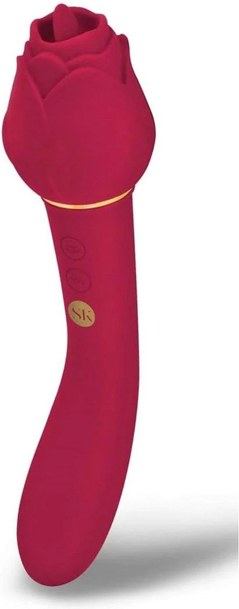 Tong Vibrator Secret Kisses - Clitoris Vibrator - 5 vibratiestanden en snelheden - 10 Vibratiepatronen - Gemaakt van siliconen - Oplaadbaar