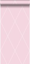 Origin Wallcoverings behang ruiten roze - 345722 - 53 cm x 10,05 m