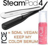 LOREAL SteamPod 4 - Stoomstijltang + Ice Keep My Color Serum 50ml