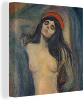 Madonna - Edvard Munch toile 2cm 90x90 cm - Tirage photo sur toile (Décoration murale salon / chambre)