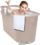 LIFEBATH - Zitbad Mira - Bath Bucket XL - 400L - Ligbad 122 cm - Costa Rica Sand