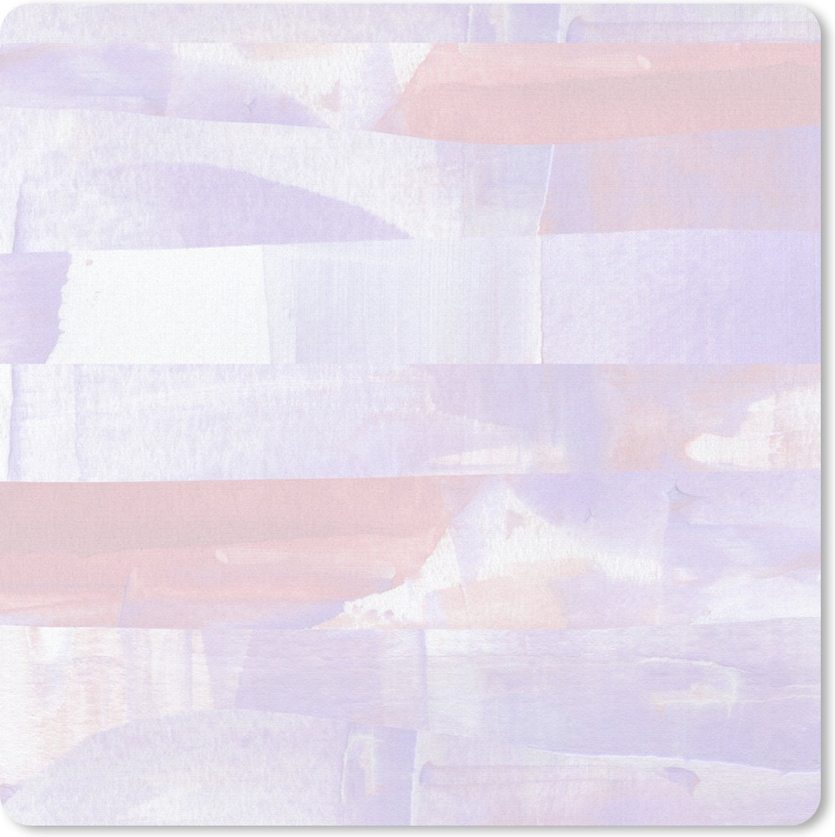 Muismat 30x30 cm - Mousepad Pastel - Verf - Design - Muismatten