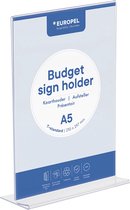 Europel folderhouder Budget, met T-voet, ft A5 - 10 stuks