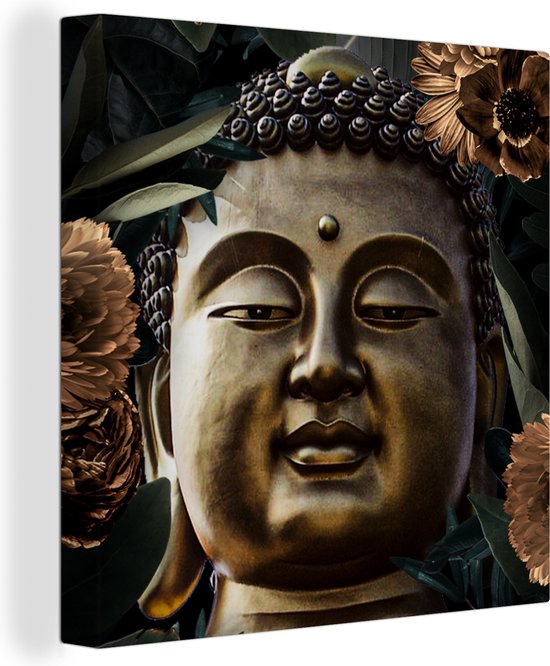 Tableau Décoratif Statue De Bouddha Assit En Pierre Mudra Dhynana La