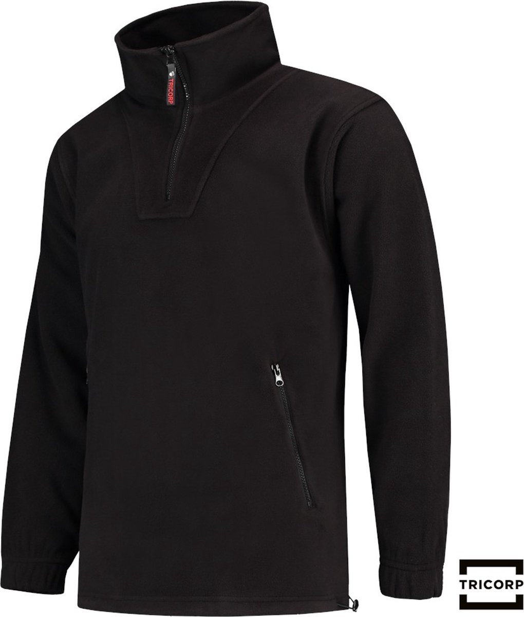 Tricorp Fleece sweater - Casual - 301001 - Zwart - maat M