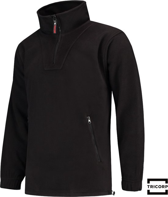 Tricorp Fleece sweater - Casual - 301001 - Zwart - maat M