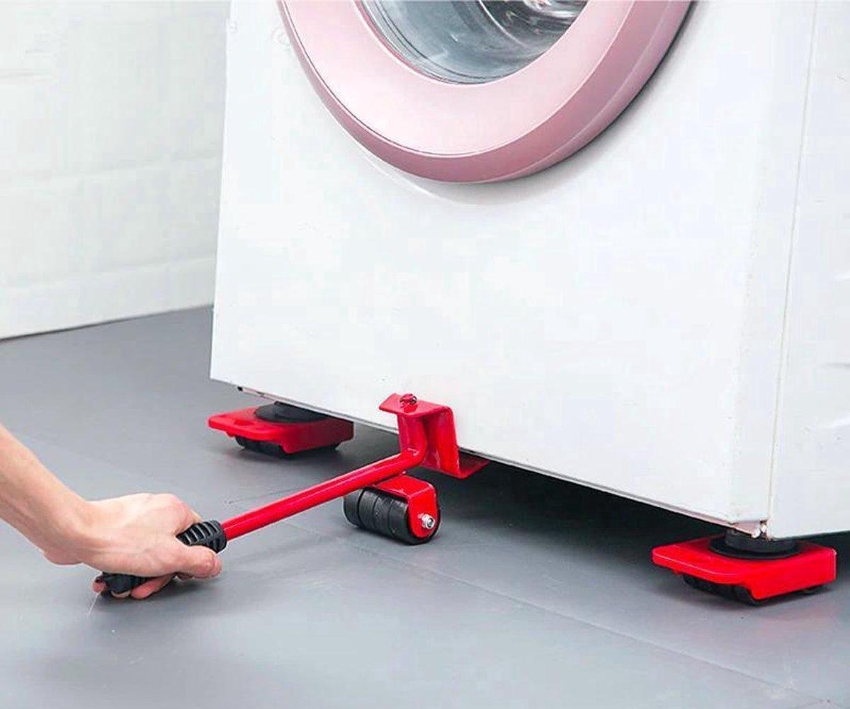 FIVMEN 4 x rolplank, transportroller, 4 wielen, 360 graden rotatie, met rem, meubelrollers, maximaal draagvermogen 454 kg, 16 x 16 cm FIVMEN 4 x rolplank, transportroller, 4 wielen, 360 graden rotatie, met rem, meubelrollers, maximaal draagvermogen 454 kg, 16 x 16 cm