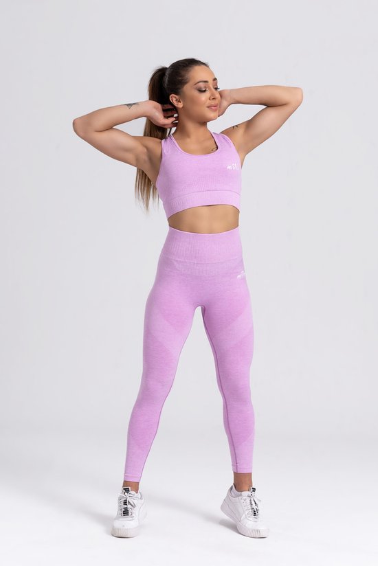 Mives® Sportlegging en Top - Yoga - Fitness set - Scrunch Butt - Dames  Legging -... | bol.com