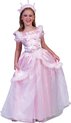 Funny Fashion - Koning Prins & Adel Kostuum - Roze Sprookjes Prinses Suikerspin Jurk Meisje - Roze - Maat 104 - Carnavalskleding - Verkleedkleding