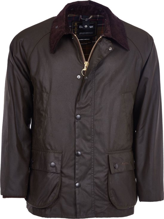 Barbour Classic Bedale Wax Jas Olijfgroen - Maat 46 - Heren - Wax jassen