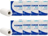 Euro Products | Keukenrol cellulose 2-laags | 8 x 2 rollen