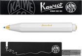 Kaweco - Balpen - Classic Sport - Wit - Met doosje Balpenvullingen Zwart