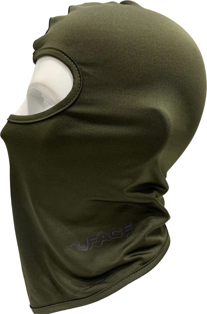 UFace Balaclava voor Wintersport Skiën Snowboarden Schaatsen Wielrennen One Groen