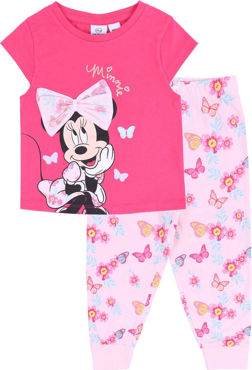 Minnie Mouse DISNEY - Roze pyjama / 92