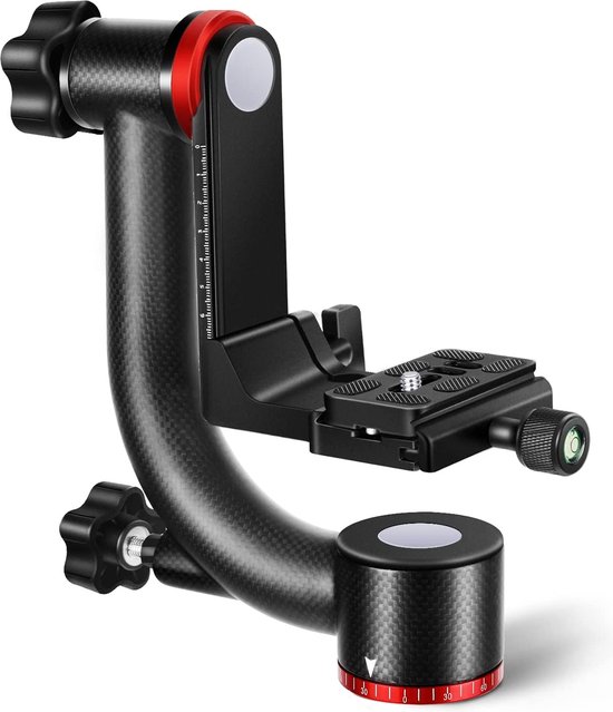 28 mm laag profiel statief kogelkop INNOREL D28 Professional volledig metalen CNC 360 ° panoramische camera statief kop voor Monopod, DSLR camera's, camcorder, DV met 1/4 inch Arca Swiss Quick Release