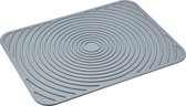 KitchenCraft Flexibele thermoplastische rubber afwasmat - 30 x 40 cm (12" x 15.5") - Grijs
