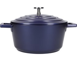 MasterClass Braadpan - Blauw - ø 20 cm / 2.5 liter - standaard anti-aanbaklaag