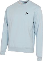 Donnay - Fleece sweater ronde hals Dean - Sporttrui - Heren - Maat L - Licht blauw (025)