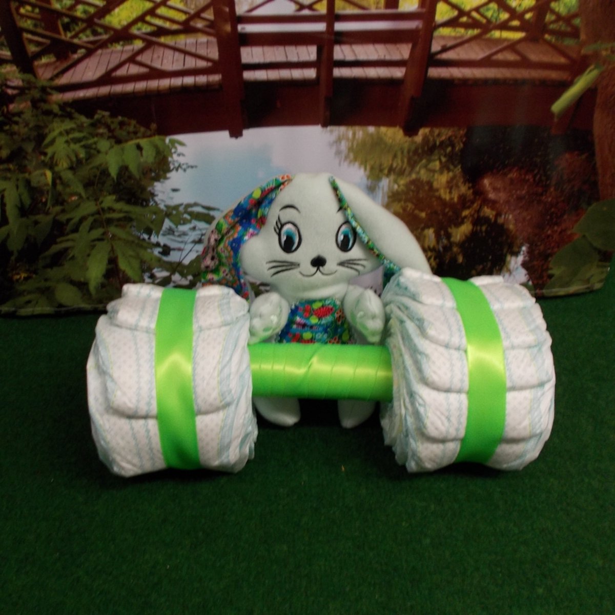 Goedkoopste Gewichtheffer bunny groen
