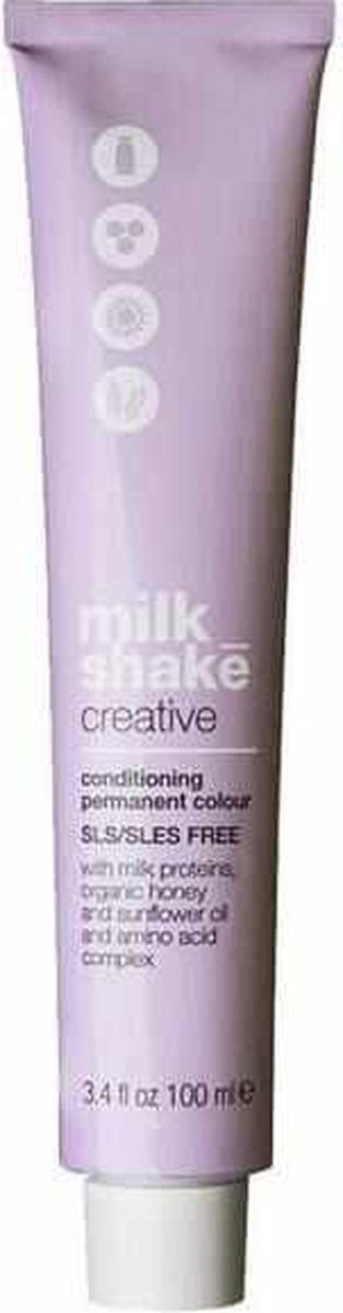 Goedkoopste Vopsea Permanenta Milk Shake Creative 10.110a, Blond Deschis Platinat Cenusiu, 100ml