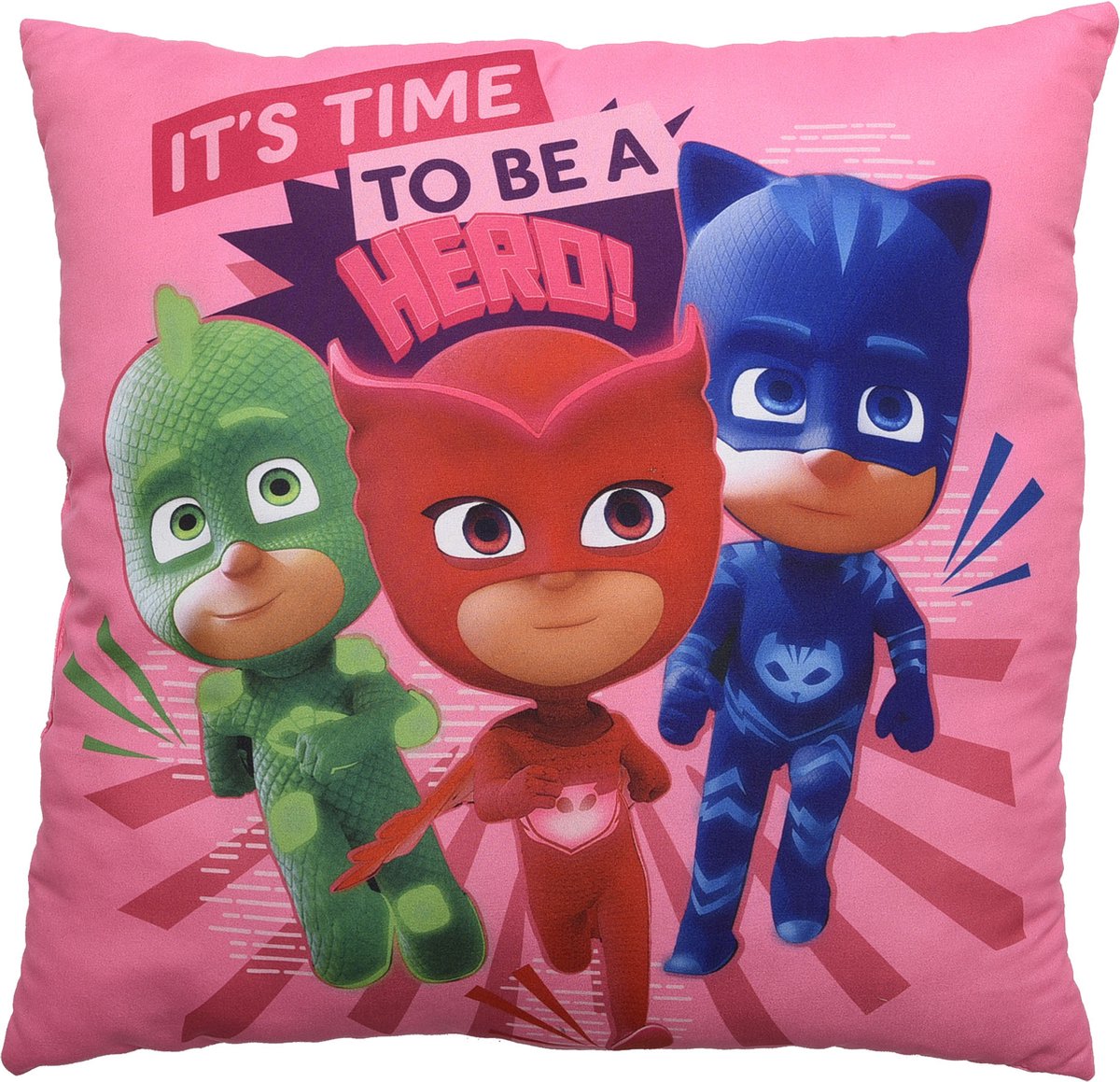 PJ Masks - Sierkussen - 40 x 40 cm - Roze